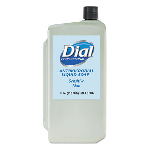 Dial® Professional wholesale. Dial® Antimicrobial Soap For Sensitive Skin, Floral, 1 L Refill, 8-carton. HSD Wholesale: Janitorial Supplies, Breakroom Supplies, Office Supplies.