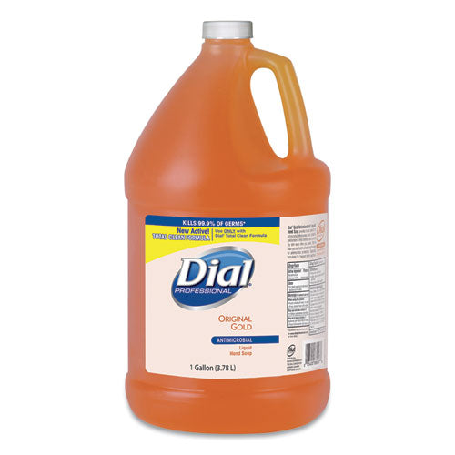 Dial® Professional wholesale. Dial® Gold Antimicrobial Liquid Hand Soap, Floral Fragrance, 1 Gal Bottle, 4-carton. HSD Wholesale: Janitorial Supplies, Breakroom Supplies, Office Supplies.