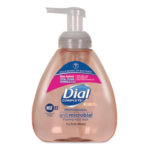 Dial® Professional wholesale. Dial® Antimicrobial Foaming Hand Wash, Original Scent, 15.2 Oz Pump Bottle. HSD Wholesale: Janitorial Supplies, Breakroom Supplies, Office Supplies.