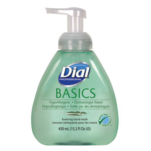 Dial® Professional wholesale. Dial® Basics Foaming Hand Soap, Original, Honeysuckle, 15.2 Oz Pump Bottle, 4-carton. HSD Wholesale: Janitorial Supplies, Breakroom Supplies, Office Supplies.