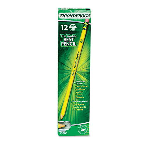 Ticonderoga® wholesale. Pre-sharpened Pencil, Hb (