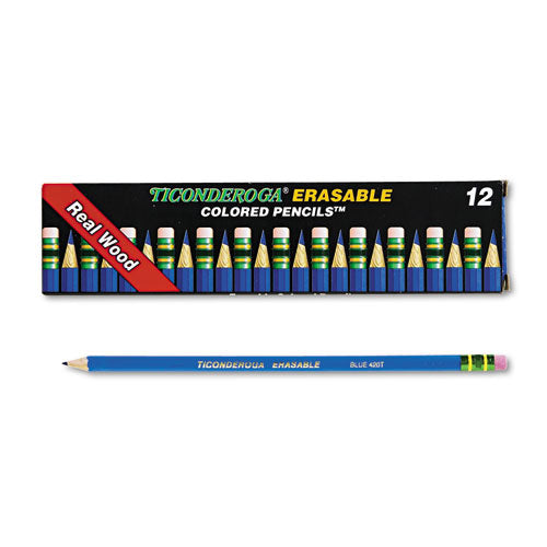 Ticonderoga® wholesale. Erasable Colored Pencils, 2.6 Mm, 2b (