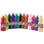 Prang® wholesale. Ready-to-use Tempera Paint, 12 Assorted Colors, 16 Oz, 12-pack. HSD Wholesale: Janitorial Supplies, Breakroom Supplies, Office Supplies.