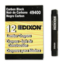 Dixon® wholesale. Lumber Crayons, 4 1-2 X 1-2, Carbon Black, Dozen. HSD Wholesale: Janitorial Supplies, Breakroom Supplies, Office Supplies.