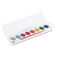 Prang® wholesale. Metallic Washable Watercolors, 8 Assorted Colors. HSD Wholesale: Janitorial Supplies, Breakroom Supplies, Office Supplies.