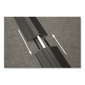 D-Line® wholesale. Medium-duty Floor Cable Cover, 2.63" Wide X 30 Ft Long, Black. HSD Wholesale: Janitorial Supplies, Breakroom Supplies, Office Supplies.