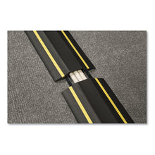 Load image into Gallery viewer, D-Line® wholesale. Medium-duty Floor Cable Cover, 3.25&quot; Wide X 30 Ft Long, Black. HSD Wholesale: Janitorial Supplies, Breakroom Supplies, Office Supplies.