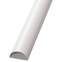 Load image into Gallery viewer, D-Line® wholesale. Decorative Desk Cord Cover, 60&quot; X 2&quot; X 1&quot; Cover, White. HSD Wholesale: Janitorial Supplies, Breakroom Supplies, Office Supplies.