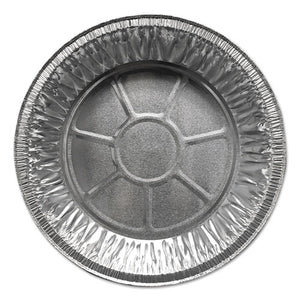 Durable Packaging wholesale. Aluminum Pie Pans, Medium, 27.6 Oz, 9" Diameter X 1"h, Silver, 500-carton. HSD Wholesale: Janitorial Supplies, Breakroom Supplies, Office Supplies.