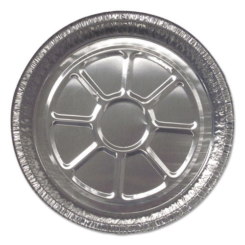 Durable Packaging wholesale. Aluminum Closeable Containers, Round, 8" Diameter X 1.56"h, Silver, 500-carton. HSD Wholesale: Janitorial Supplies, Breakroom Supplies, Office Supplies.