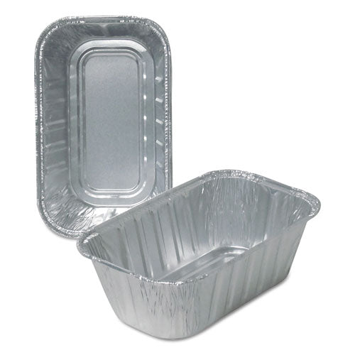 Durable Packaging wholesale. Aluminum Loaf Pans, 1 Lb, 6.13 X 3.75 X 2, 500-carton. HSD Wholesale: Janitorial Supplies, Breakroom Supplies, Office Supplies.