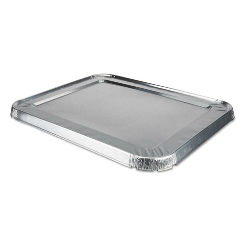 Durable Packaging wholesale. Aluminum Steam Table Lids For Rolled Edge Half Size Pan, 100 -carton. HSD Wholesale: Janitorial Supplies, Breakroom Supplies, Office Supplies.