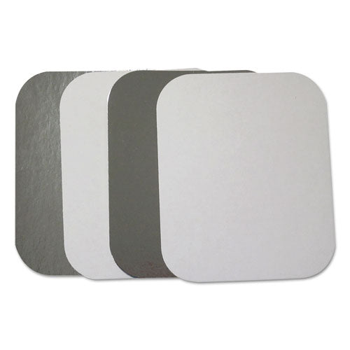 Durable Packaging wholesale. Flat Board Lids, For 1 Lb Oblong Pans, Silver, 1,000 -carton. HSD Wholesale: Janitorial Supplies, Breakroom Supplies, Office Supplies.