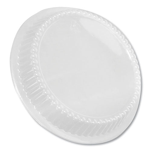 Durable Packaging wholesale. Dome Lids For 8" Round Containers, 8" Diameter X 1.56"h, Clear, 500-carton. HSD Wholesale: Janitorial Supplies, Breakroom Supplies, Office Supplies.