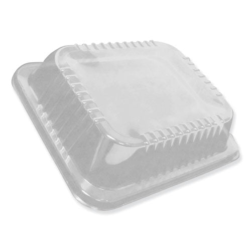 Durable Packaging wholesale. Dome Lids For 12.63 X 10.5 Oblong Containers, 1.5" Half Size Steam Table Pan Lid, Low Dome, Clear, 100-carton. HSD Wholesale: Janitorial Supplies, Breakroom Supplies, Office Supplies.