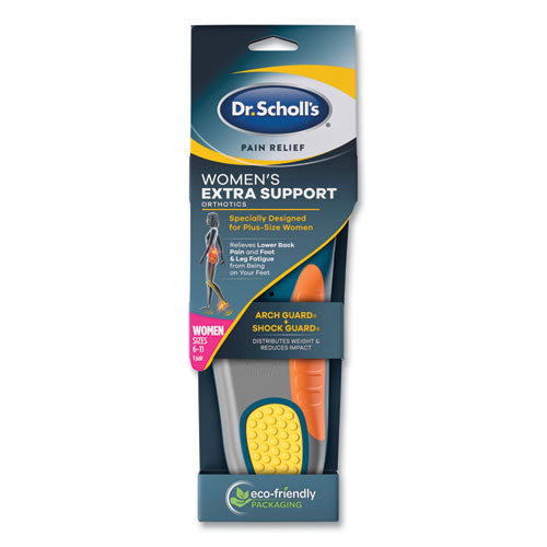 Dr. Scholl's® wholesale. Pain Relief Extra Support Orthotics, Women Sizes 6-11, 1 Pair. HSD Wholesale: Janitorial Supplies, Breakroom Supplies, Office Supplies.