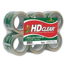 Load image into Gallery viewer, Duck® wholesale. Heavy-duty Carton Packaging Tape, 3&quot; Core, 3&quot; X 54.6 Yds, Clear, 6-pack. HSD Wholesale: Janitorial Supplies, Breakroom Supplies, Office Supplies.