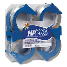 Load image into Gallery viewer, Duck® wholesale. Hp260 Packaging Tape With Dispenser, 3&quot; Core, 1.88&quot; X 60 Yds, Clear, 4-pack. HSD Wholesale: Janitorial Supplies, Breakroom Supplies, Office Supplies.