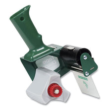 Load image into Gallery viewer, Duck® wholesale. Extra-wide Packaging Tape Dispenser, 3&quot; Core, Green. HSD Wholesale: Janitorial Supplies, Breakroom Supplies, Office Supplies.