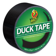 Load image into Gallery viewer, Duck® wholesale. Colored Duct Tape, 3&quot; Core, 1.88&quot; X 20 Yds, Black. HSD Wholesale: Janitorial Supplies, Breakroom Supplies, Office Supplies.
