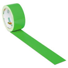 Load image into Gallery viewer, Duck® wholesale. Colored Duct Tape, 3&quot; Core, 1.88&quot; X 15 Yds, Neon Green. HSD Wholesale: Janitorial Supplies, Breakroom Supplies, Office Supplies.