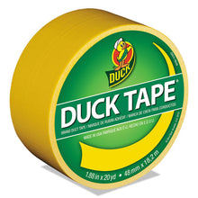 Load image into Gallery viewer, Duck® wholesale. Colored Duct Tape, 3&quot; Core, 1.88&quot; X 20 Yds, Yellow. HSD Wholesale: Janitorial Supplies, Breakroom Supplies, Office Supplies.