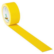 Load image into Gallery viewer, Duck® wholesale. Colored Duct Tape, 3&quot; Core, 1.88&quot; X 20 Yds, Yellow. HSD Wholesale: Janitorial Supplies, Breakroom Supplies, Office Supplies.