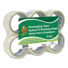 Load image into Gallery viewer, Duck® wholesale. Commercial Grade Packaging Tape, 3&quot; Core, 1.88&quot; X 55 Yds, Clear, 6-pack. HSD Wholesale: Janitorial Supplies, Breakroom Supplies, Office Supplies.