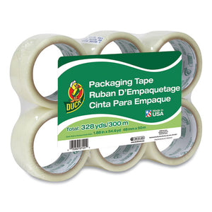 Duck® wholesale. Commercial Grade Packaging Tape, 3" Core, 1.88" X 55 Yds, Clear, 6-pack. HSD Wholesale: Janitorial Supplies, Breakroom Supplies, Office Supplies.