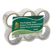 Load image into Gallery viewer, Duck® wholesale. Commercial Grade Packaging Tape, 3&quot; Core, 1.88&quot; X 55 Yds, Clear, 6-pack. HSD Wholesale: Janitorial Supplies, Breakroom Supplies, Office Supplies.