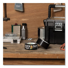 Load image into Gallery viewer, Duck® wholesale. Max Duct Tape, 3&quot; Core, 1.88&quot; X 35 Yds, Black. HSD Wholesale: Janitorial Supplies, Breakroom Supplies, Office Supplies.