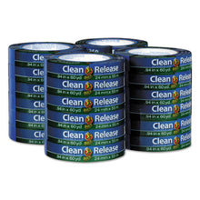 Load image into Gallery viewer, Duck® wholesale. Clean Release Painter&#39;s Tape, 3&quot; Core, 0.94&quot; X 60 Yds, Blue, 24-carton. HSD Wholesale: Janitorial Supplies, Breakroom Supplies, Office Supplies.