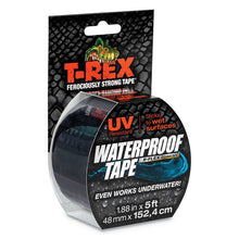 Load image into Gallery viewer, T-REX® wholesale. Waterproof Tape, 3&quot; Core, 2&quot; X 5 Ft, Black. HSD Wholesale: Janitorial Supplies, Breakroom Supplies, Office Supplies.