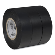 Load image into Gallery viewer, Duck® wholesale. Pro Electrical Tape, 1&quot; Core, 0.75&quot; X 50 Ft, Black, 3-pack. HSD Wholesale: Janitorial Supplies, Breakroom Supplies, Office Supplies.