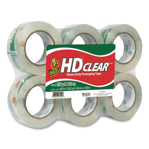 Duck® wholesale. Hd Clear Packing Tape, 3" Core, 1.88" X 55 Yds, Clear, 6-pack. HSD Wholesale: Janitorial Supplies, Breakroom Supplies, Office Supplies.