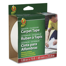 Load image into Gallery viewer, Duck® wholesale. Carpet Tape, 3&quot; Core, 1.88&quot; X 75 Ft, White. HSD Wholesale: Janitorial Supplies, Breakroom Supplies, Office Supplies.