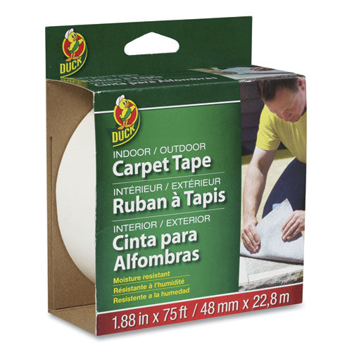 Duck® wholesale. Carpet Tape, 3" Core, 1.88" X 75 Ft, White. HSD Wholesale: Janitorial Supplies, Breakroom Supplies, Office Supplies.