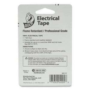 Duck® wholesale. Pro Electrical Tape, 1" Core, 0.75" X 66 Ft, Black. HSD Wholesale: Janitorial Supplies, Breakroom Supplies, Office Supplies.