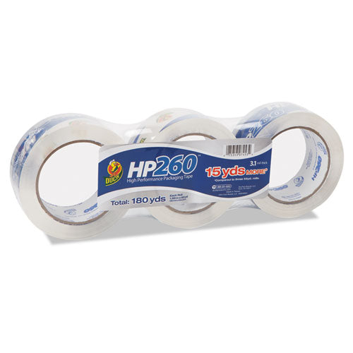 Duck® wholesale. Hp260 Packaging Tape, 3" Core, 1.88" X 60 Yds, Clear, 3-pack. HSD Wholesale: Janitorial Supplies, Breakroom Supplies, Office Supplies.