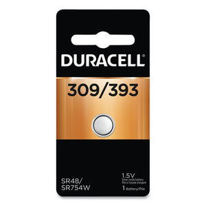 Duracell® wholesale. DURACELL Button Cell Battery, 309-393, 1.5v. HSD Wholesale: Janitorial Supplies, Breakroom Supplies, Office Supplies.