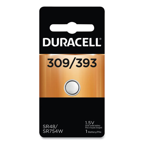 Duracell® wholesale. DURACELL Button Cell Battery, 309-393, 1.5v. HSD Wholesale: Janitorial Supplies, Breakroom Supplies, Office Supplies.