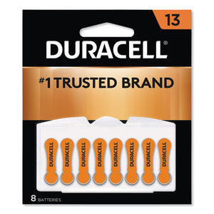 Duracell® wholesale. DURACELL Hearing Aid Battery, #13, 8-pack. HSD Wholesale: Janitorial Supplies, Breakroom Supplies, Office Supplies.