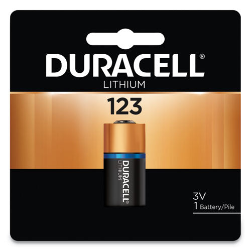 Duracell® wholesale. DURACELL  High-power Lithium Battery, 123, 3v. HSD Wholesale: Janitorial Supplies, Breakroom Supplies, Office Supplies.