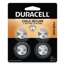 Load image into Gallery viewer, Duracell® wholesale. DURACELL Lithium Coin Battery, 2025, 4-pack. HSD Wholesale: Janitorial Supplies, Breakroom Supplies, Office Supplies.