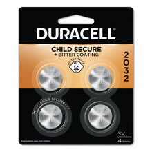 Load image into Gallery viewer, Duracell® wholesale. DURACELL Lithium Coin Battery, 2032, 4-pack. HSD Wholesale: Janitorial Supplies, Breakroom Supplies, Office Supplies.