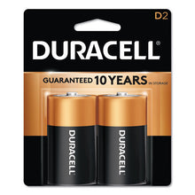 Load image into Gallery viewer, Duracell® wholesale. DURACELL Coppertop Alkaline D Batteries, 2-pack. HSD Wholesale: Janitorial Supplies, Breakroom Supplies, Office Supplies.