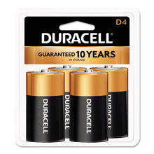 Load image into Gallery viewer, Duracell® wholesale. DURACELL Coppertop Alkaline D Batteries, 4-pack. HSD Wholesale: Janitorial Supplies, Breakroom Supplies, Office Supplies.