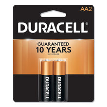 Load image into Gallery viewer, Duracell® wholesale. DURACELL Coppertop Alkaline Aa Batteries, 2-pack. HSD Wholesale: Janitorial Supplies, Breakroom Supplies, Office Supplies.