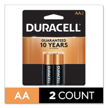 Load image into Gallery viewer, Duracell® wholesale. DURACELL Coppertop Alkaline Aa Batteries, 2-pack. HSD Wholesale: Janitorial Supplies, Breakroom Supplies, Office Supplies.