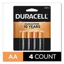 Load image into Gallery viewer, Duracell® wholesale. DURACELL Coppertop Alkaline Aa Batteries, 4-pack. HSD Wholesale: Janitorial Supplies, Breakroom Supplies, Office Supplies.